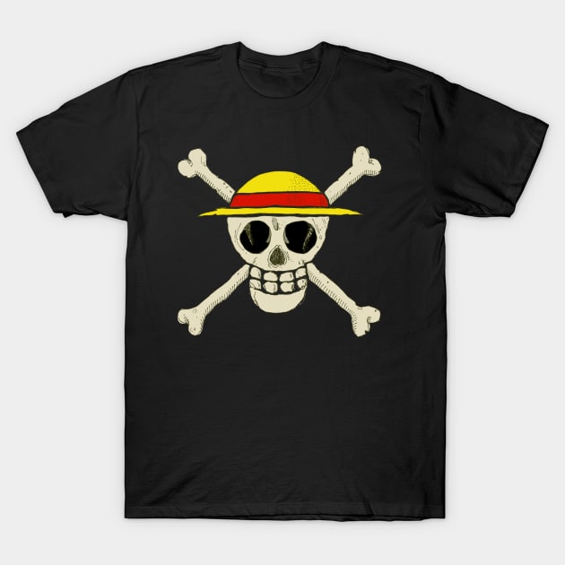 One Piece Skull by Miskel T-Shirt by miskel